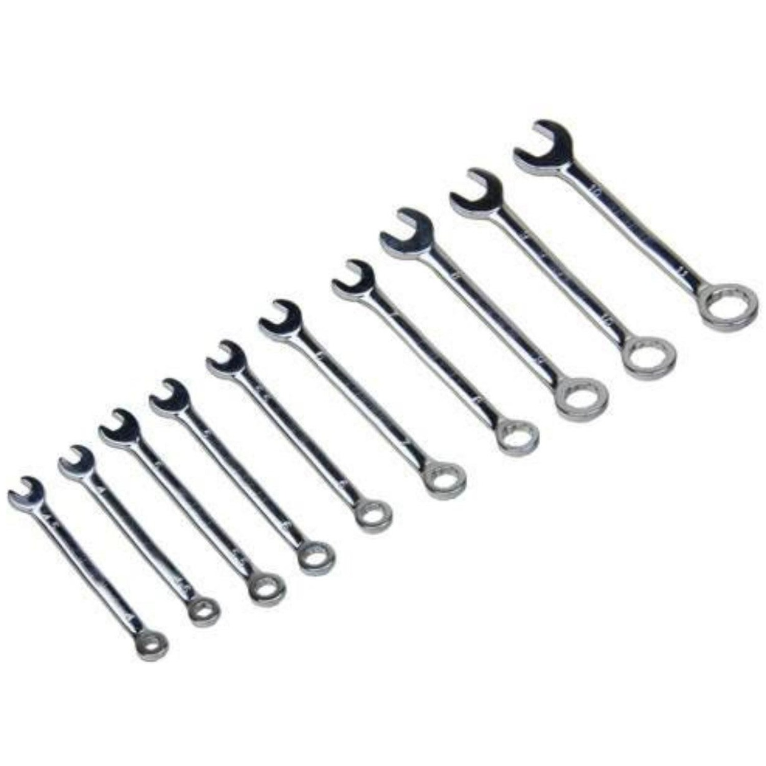 US PRO 2079 10pc Mini Metric Combination Spanner Set 4-11mm, Chrome - Image 6