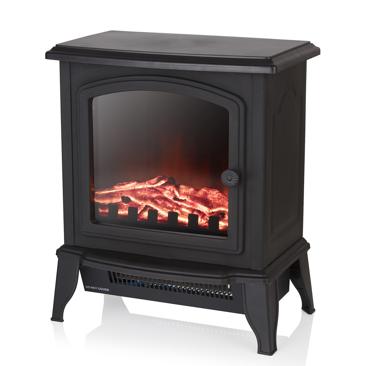 2KW Mable Compact Stove Fire Black - Image 4