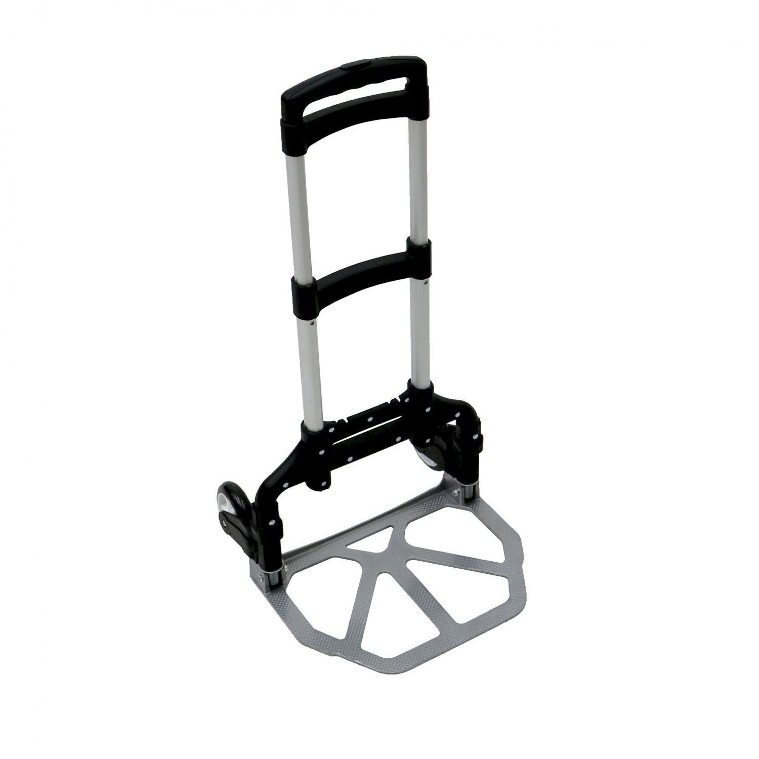 80kg Heavy Duty Folding Foldable Hand Trolley - Silver