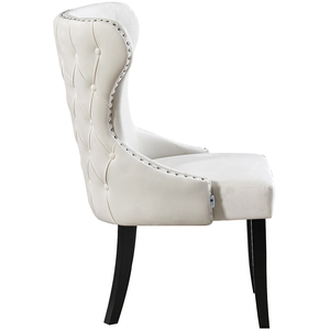 Cream Mayfair Duke LUX Dining Set with a Table and Chairs Set of 6 shot 2489907