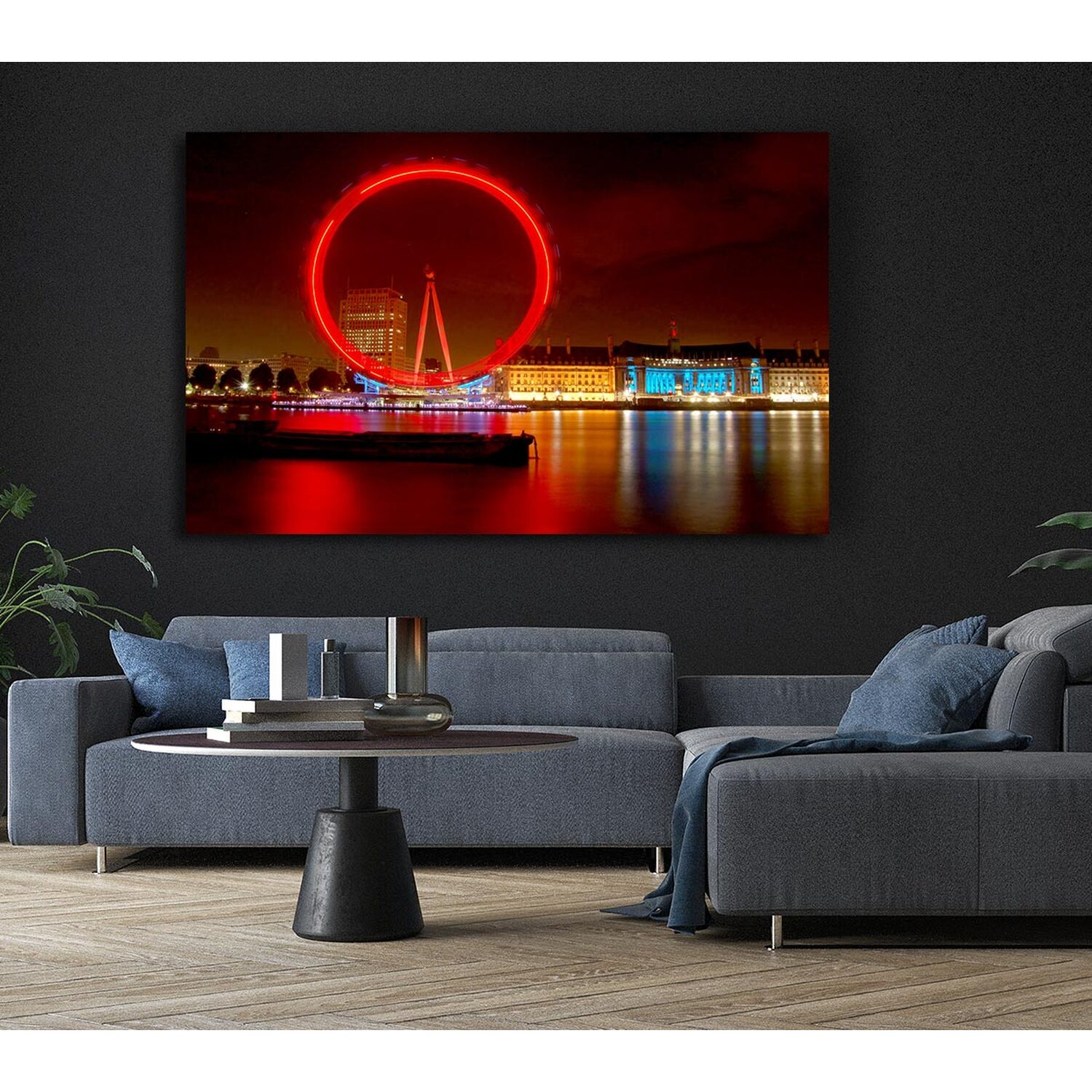 London Eye sunset - Niki Gorick - Framed art Print main image 1