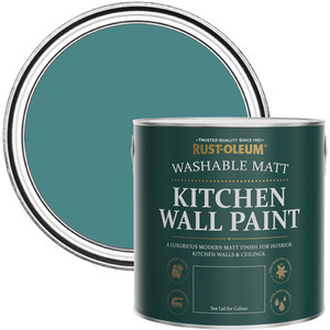 Rust-Oleum  Kitchen Wall Paint Matt  - Peacock Suit 2.5L