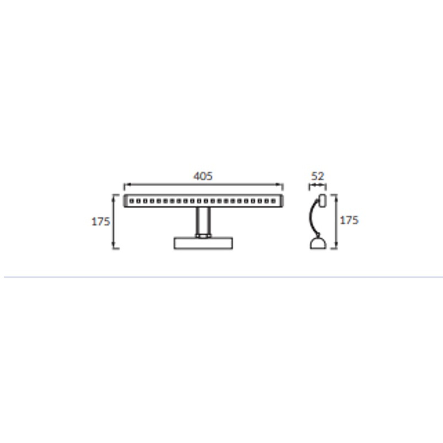 Cgc Kat Led Wall Light With Switch - Satin Nickel
