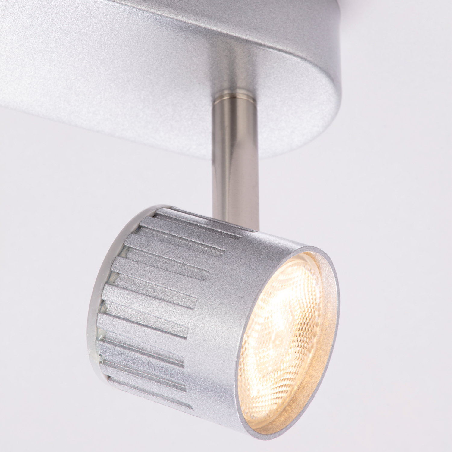 Travis 2 Light Die Cast Ceiling Spotlight Bar - Silver