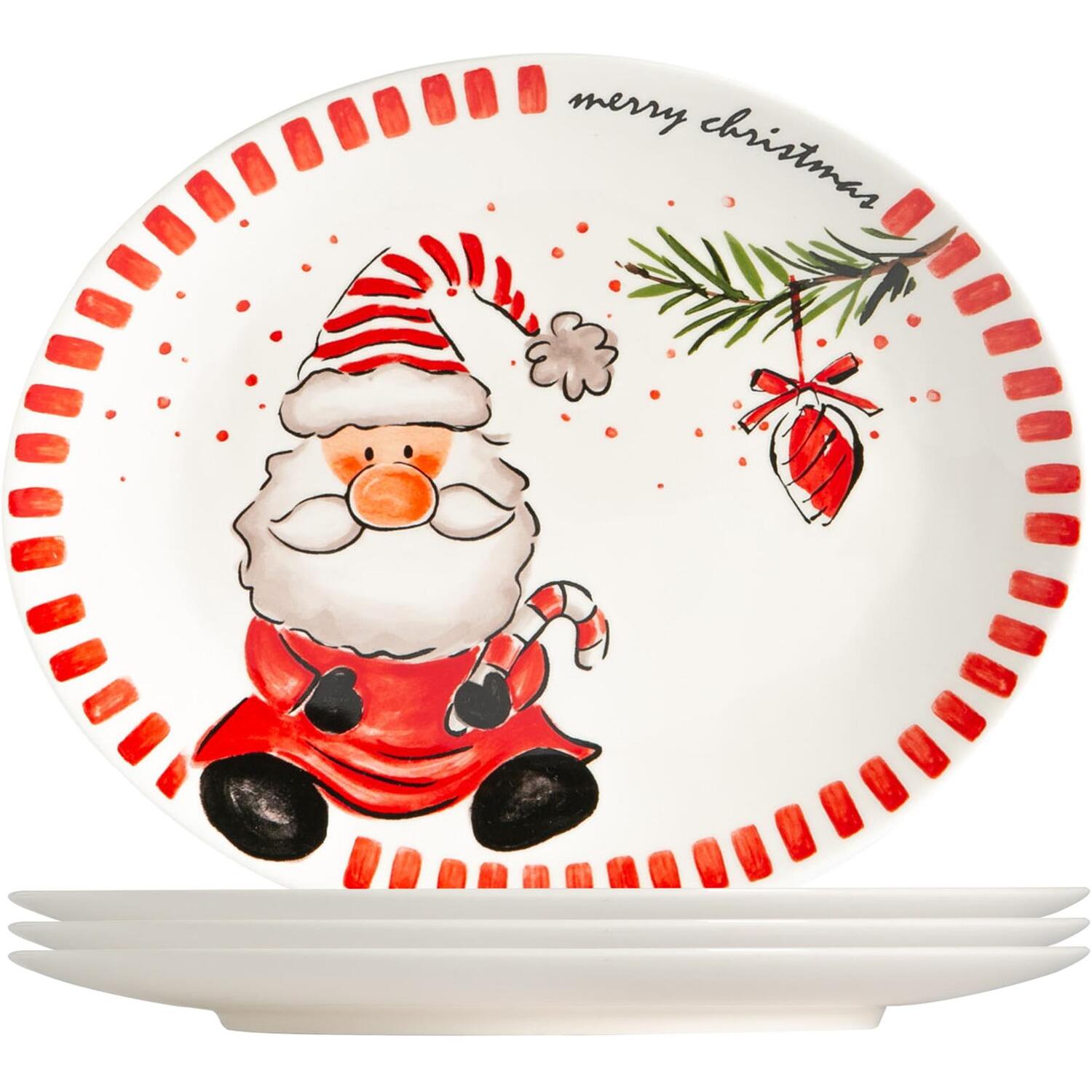 Image of Nicola Spring Father Christmas Serving Platters&hellip;