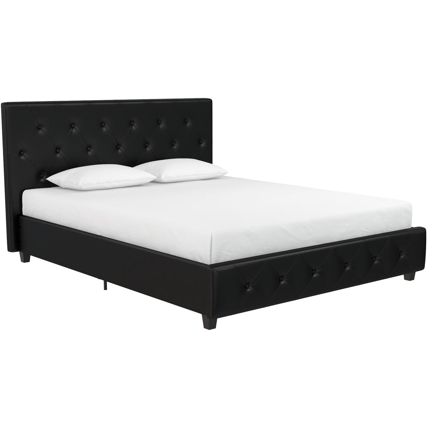 Dakota Upholstered Bed - Black King