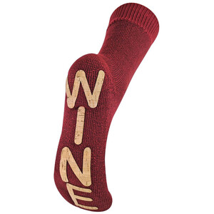 Thick Thermal Fleece Lined Novelty 'WINE' Soft Slipper Socks