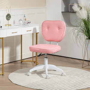 PU Leather Computer Desk Chair with Adjustable Height