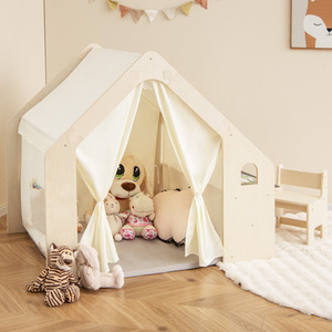 6-in-1 Kids Playhouse Indoor Play Tent