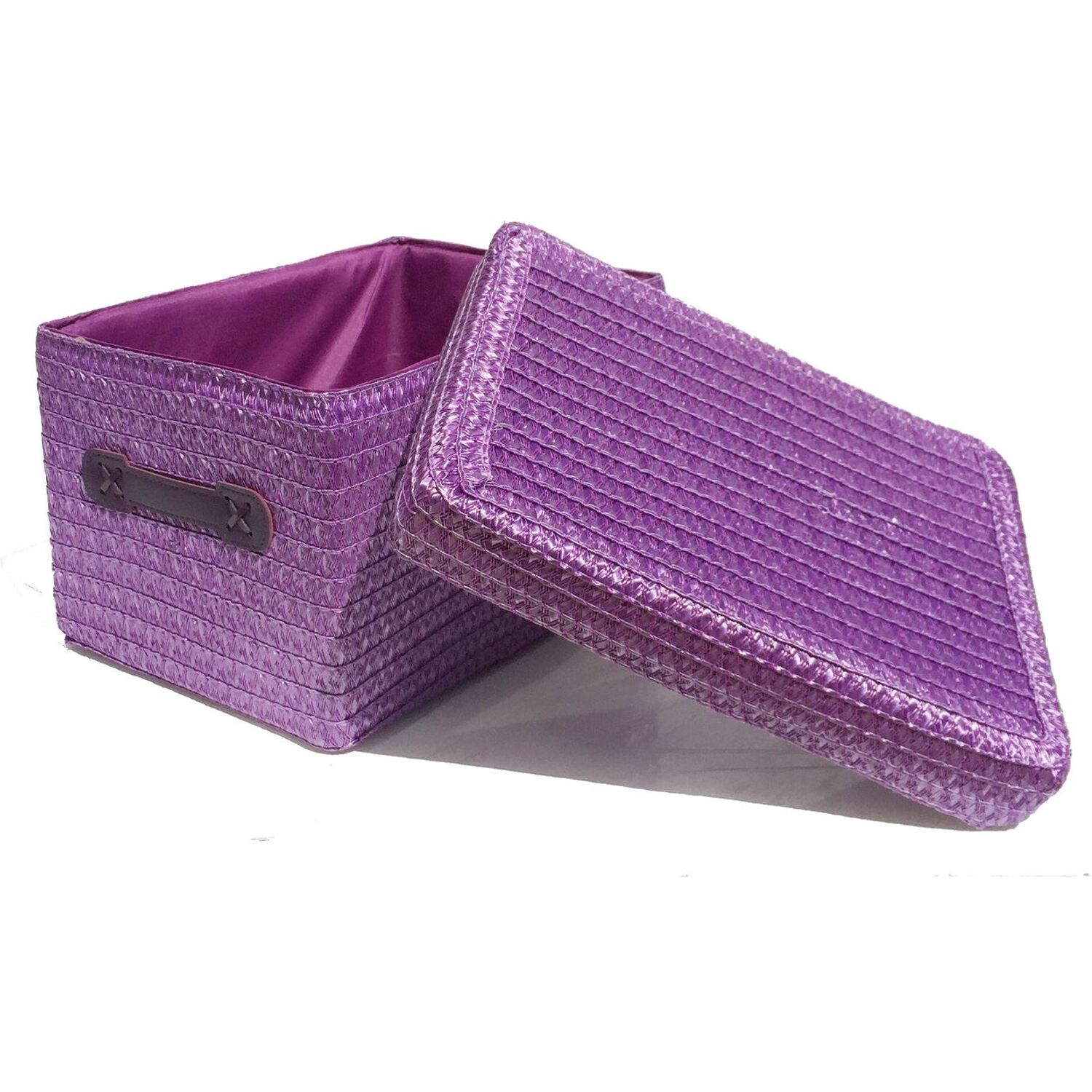 Image of Storage Baskets with Handle And Lid&hellip;