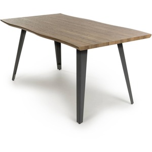 Nassau Medium Natural Curved Dining Table
