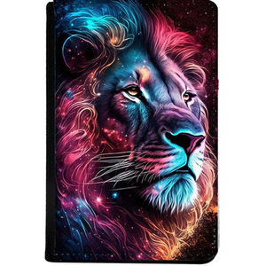 Lion Leather Passport Holder