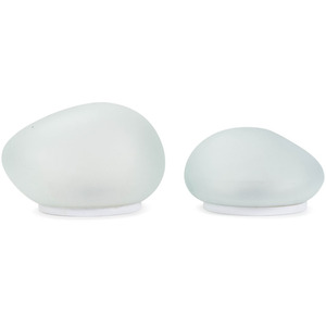 Set of 2 Pebble Solar Lights