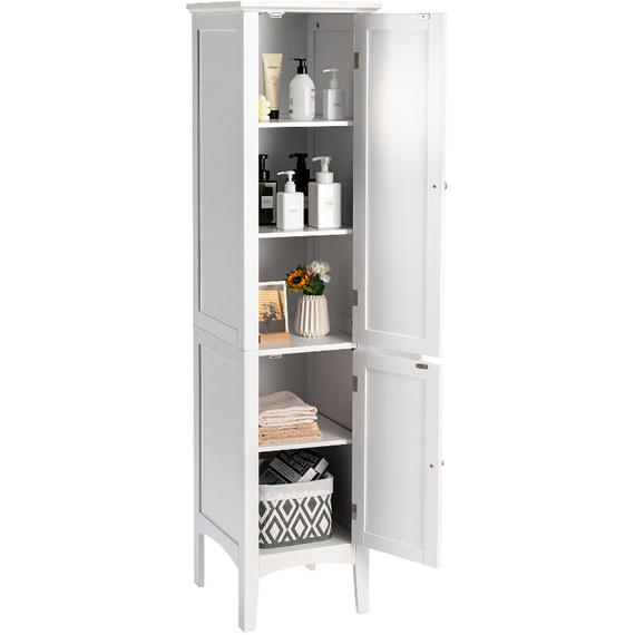 Bathroom Cabinet with 5-Tier Shelves