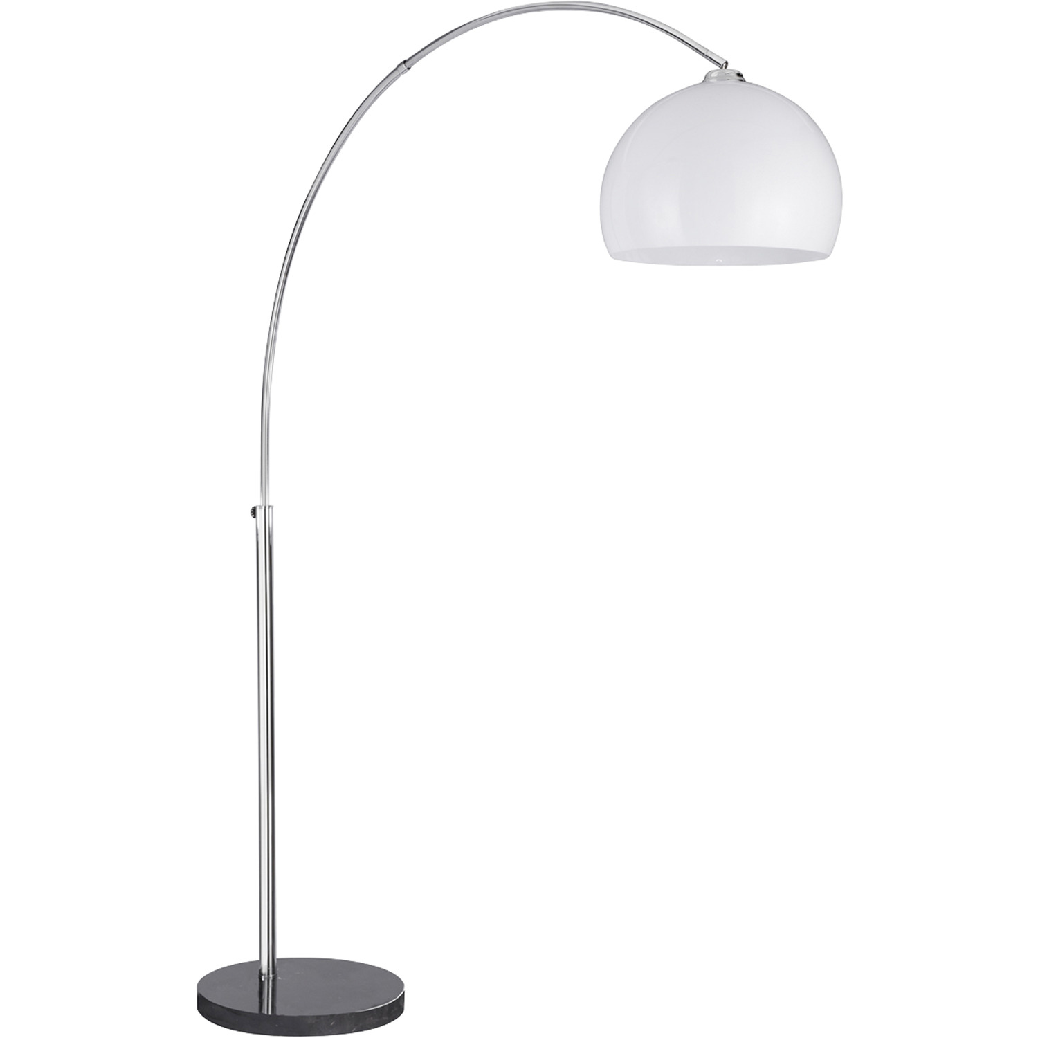 Image of Arcs Floor Lamp Chrome Black Marble&hellip;