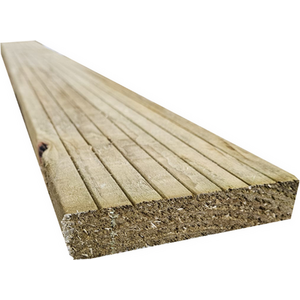 Treated Reject Decking Board 10 Pack  25 x 120 x 2400mm  DIY  Garden