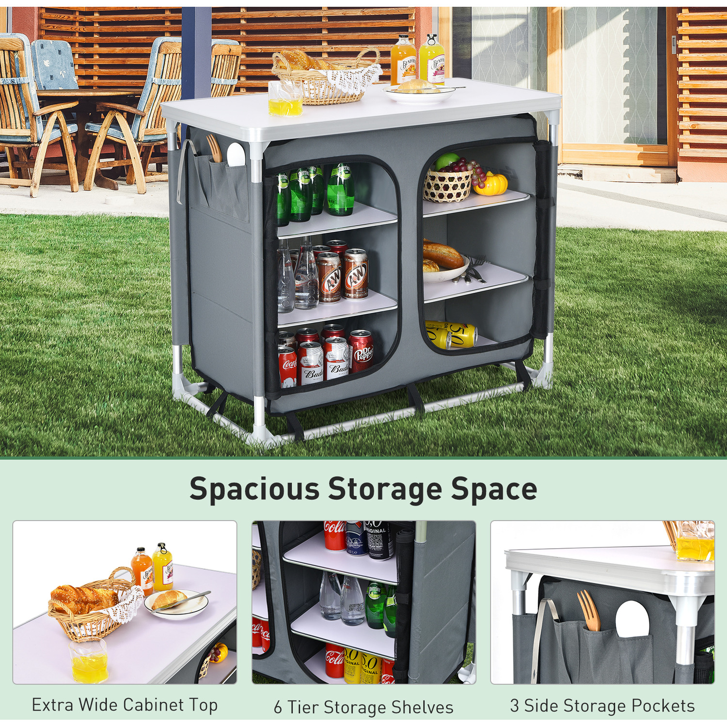 Outdoor Camping Cooking Table
