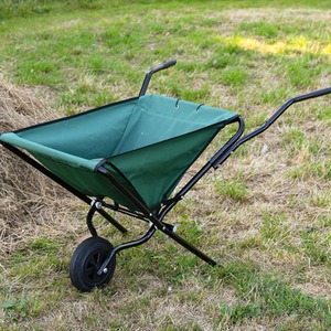 Folding Wheelbarrow with Puncture-Proof Tyre