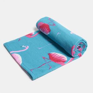 Flamingo Beach Towel Microfibre