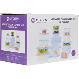 Set of 52 Assorted Containers