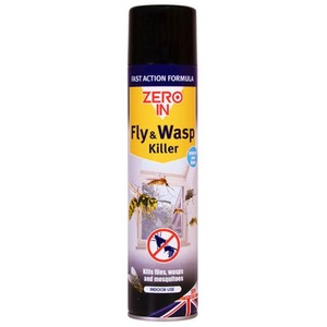 Zero In Fly and Wasp Killer Aerosol Spray 300ml
