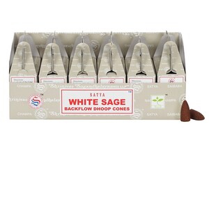 Sage Backflow Dhoop Cone Set Of 6 Packets