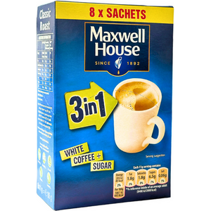 Maxwell House Instant 3 in 1 Sugar Coffee