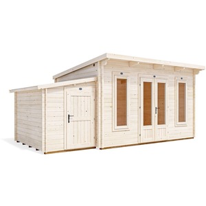 18 x 10ft Dunster House Wooden Log Cabin