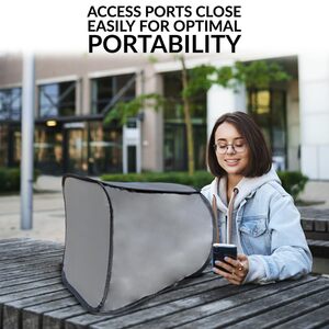Black Portable Laptop Computer Shade shot 10979938