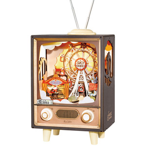Sunset Carnival, Music Boxes with Lights 3D Wooden Puzzle