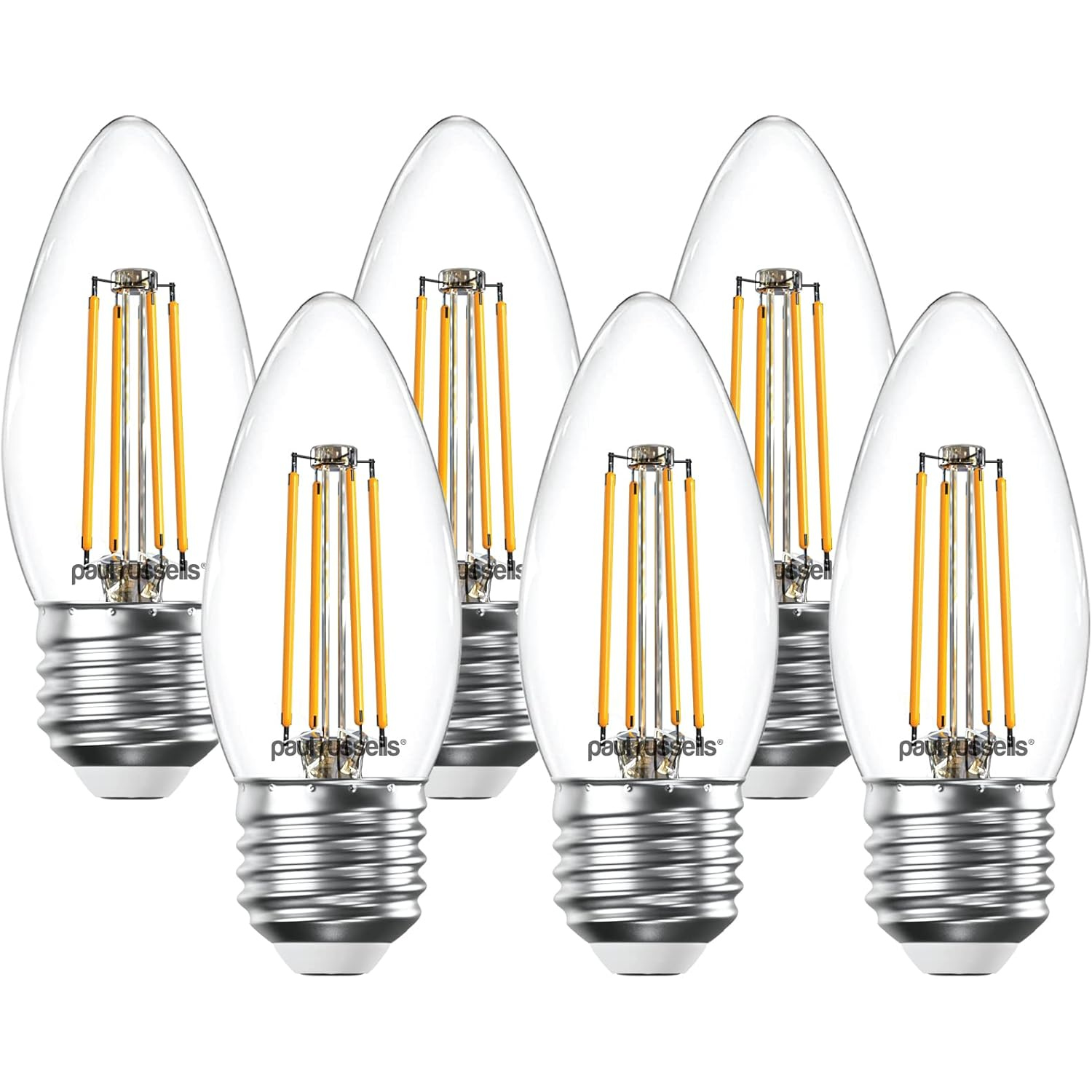 Image of 4.5W LED Filament, candle, E27, 470lm,&hellip;
