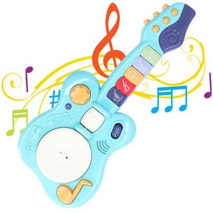 The Magic Toy Shop Toddler Guitar With Button Activated Musical Sounds