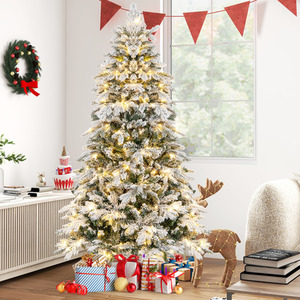 Flocked Christmas Tree Artificial Xmas Tree