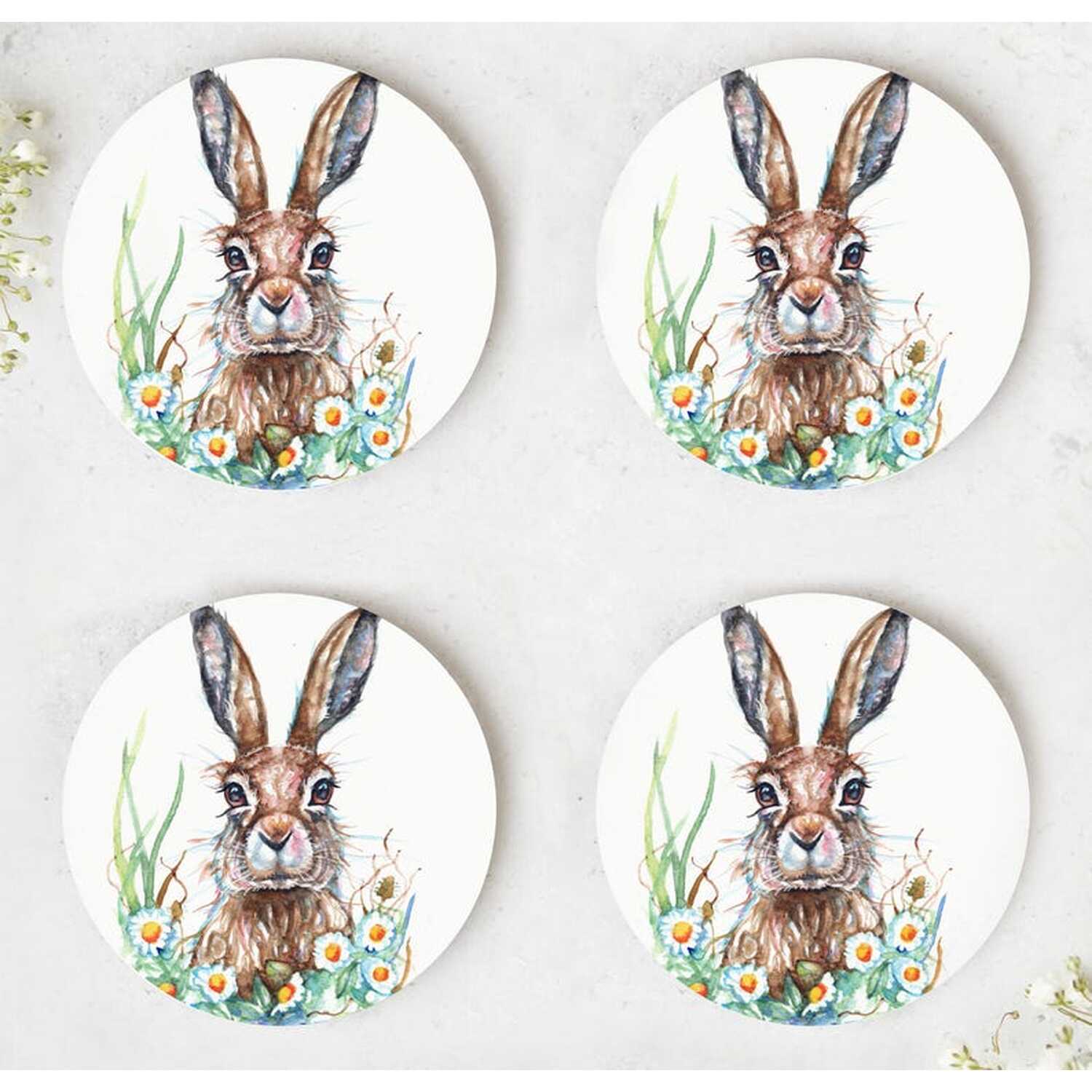 Image of Hare Coasters - Brown