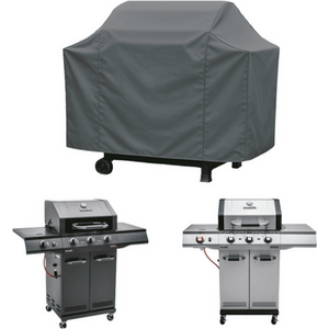 Grey / 2 and 3 Burner Heavy Duty Waterproof UV Outdoor BBQ Grill Protective Cover  shot 11317109