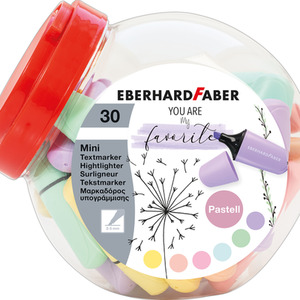 Eberhard Faber Mini Highlighter Pastel Box of 30
