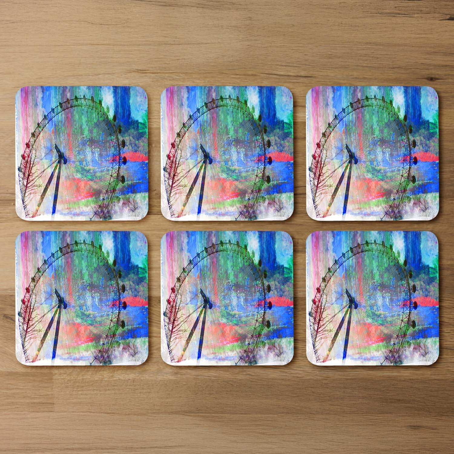 London Eye Coaster - Blue