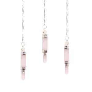 Unique Rose Quartz Pendulum for Dowsing