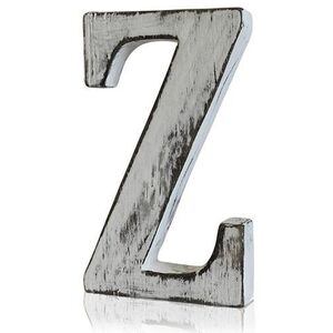 Handcrafted Shabby Chic Alphabet Letter Z