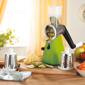 Manual Rotary Cutter, Grater and Slicer