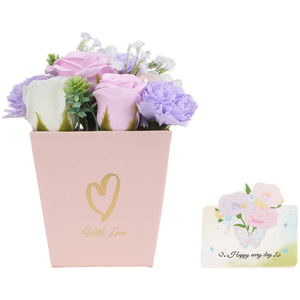 Rose Soap Flower Bouquet Gift Box