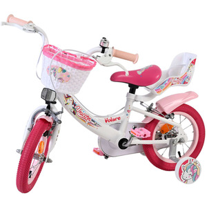 VOLARE Unicorn White 61275 12-Inch Girls Children's Bike