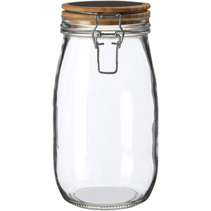 Appert Glass Storage Jar with Wooden Lid 1500 ml