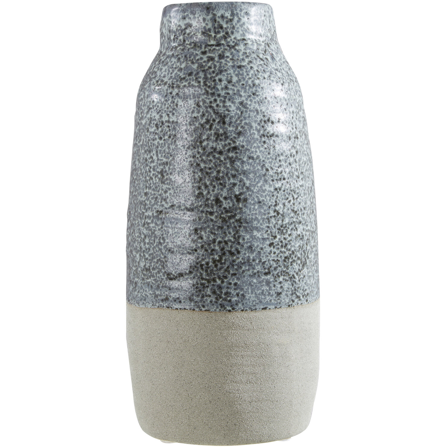Celia Small Turquoise and White Ombre Vase - Glaze 10%,Ceramic 90%