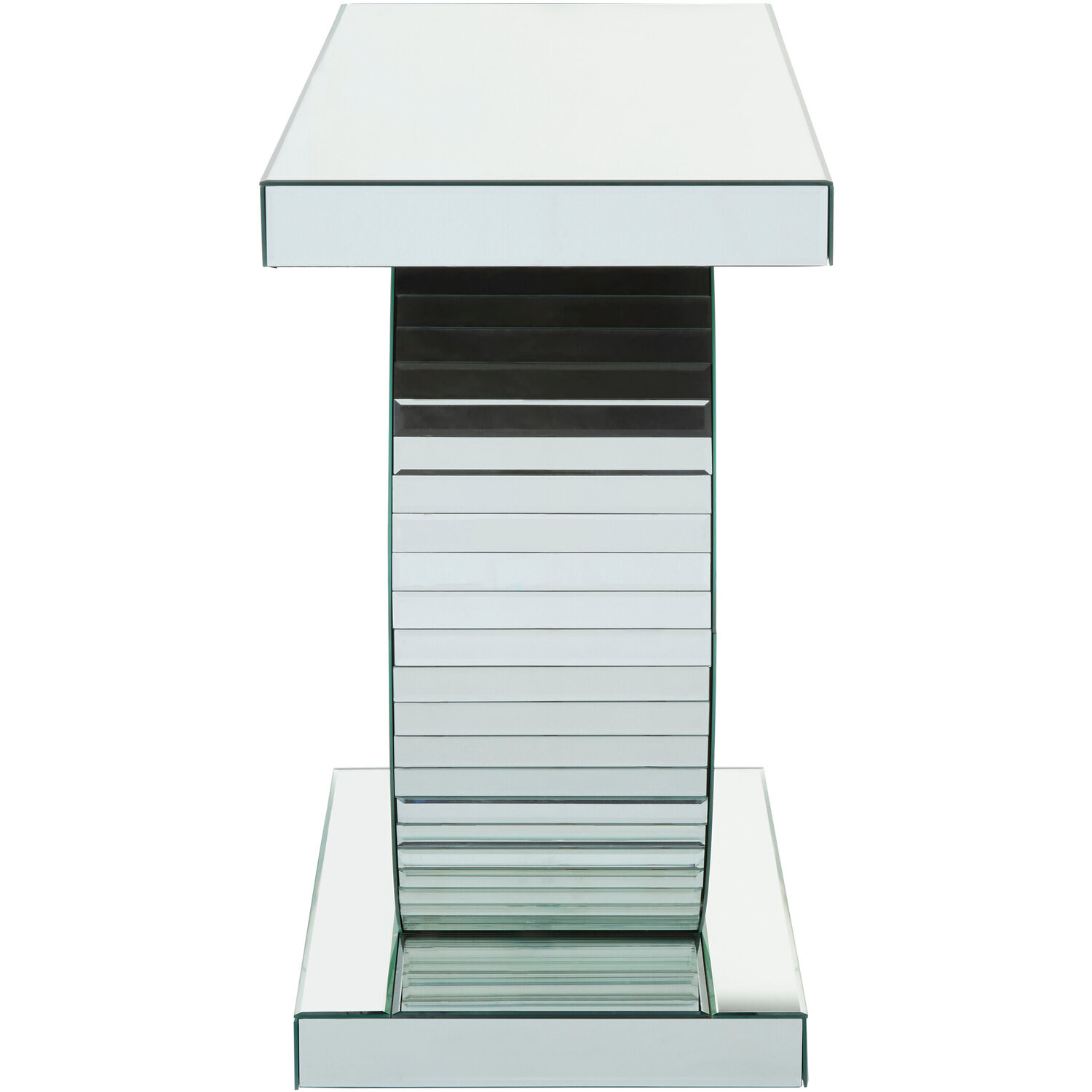 Gianara Mirrored Console Table - Silver