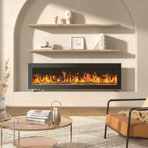 Wall Mount Electric Fireplace with Remote Control