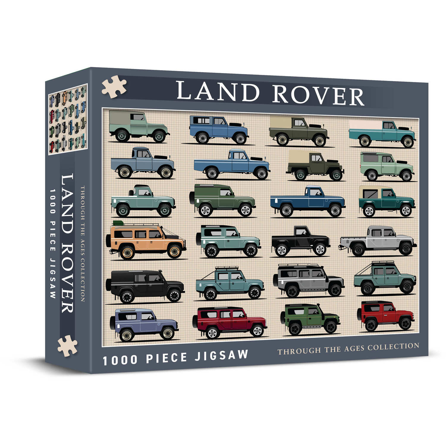 Coach House Partners Land Rover 1000 Piece Jigsaw Puzzle - Multi
