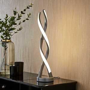 Infinity Double Twist Integrated LED Table Lamp