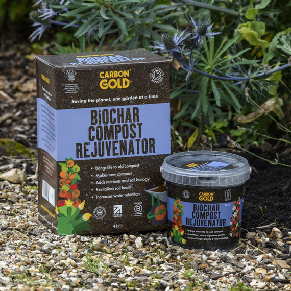 Carbon Gold Biochar Compost Rejuvenator - Certified Organic, Peat-Free