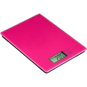Zing Hot Pink Glass Kitchen Scale